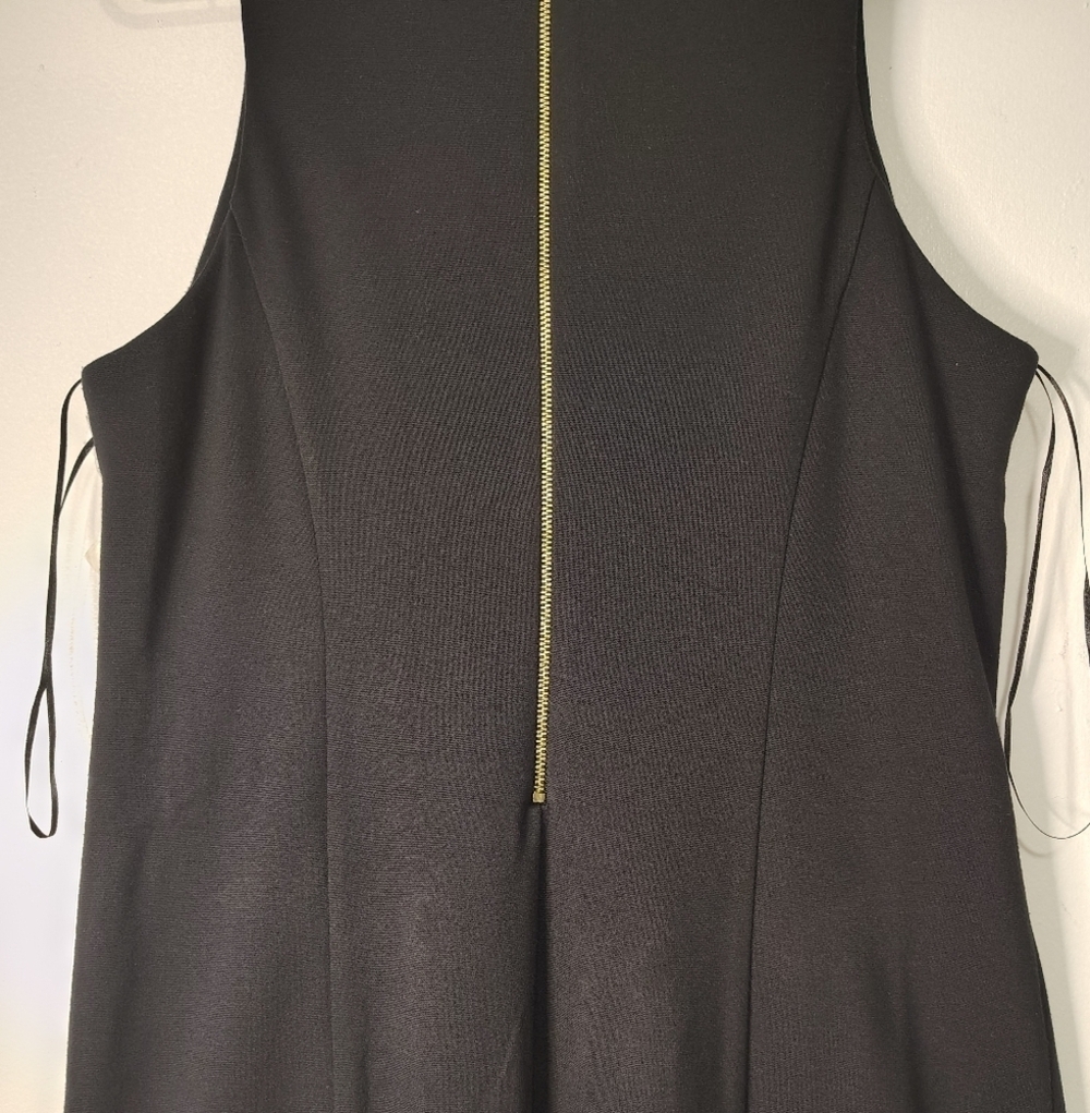 Michael Kors women's,mini dress party cocktail size 8, stretch, full zip, black. - Picture 15 of 15
